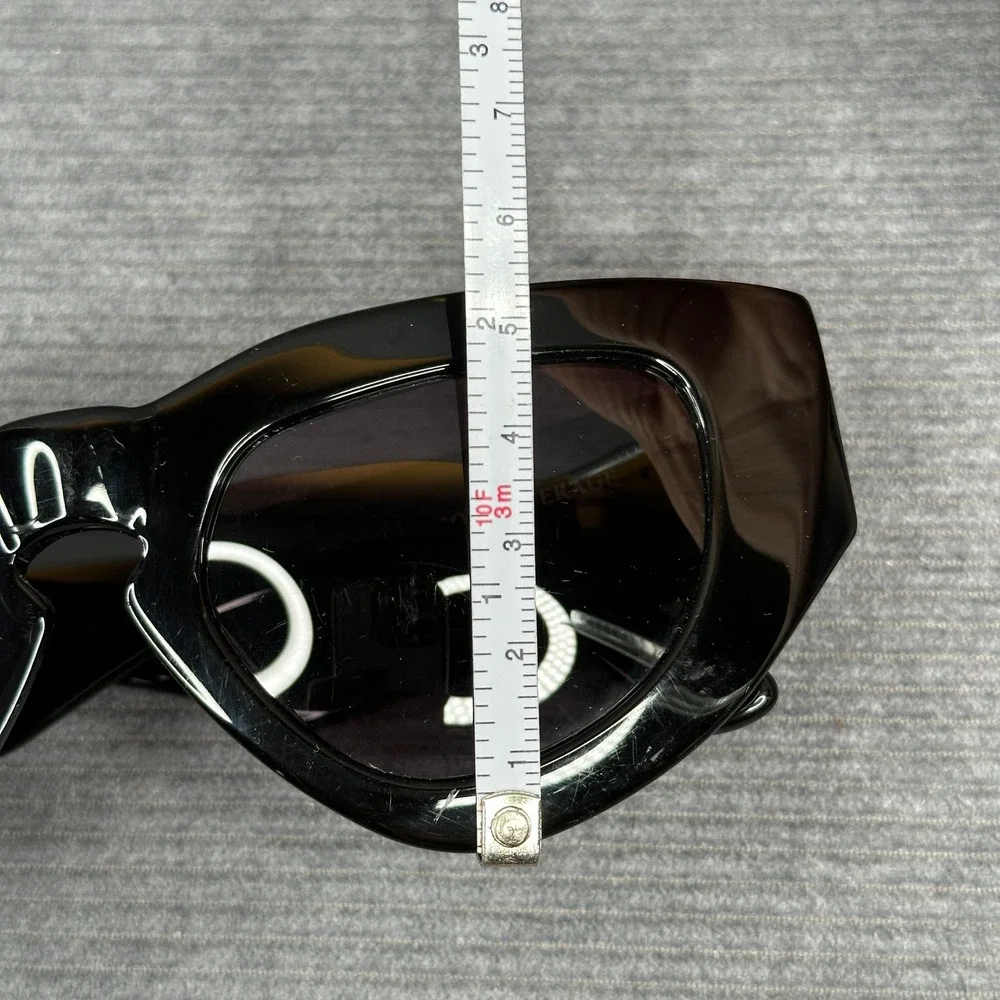 Grey Ant Above Average Black Cat Eye Sunglasses Carl Zeiss Optics Italy